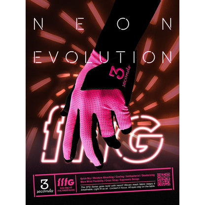 スリーセカンズ 5FGグローブ3 ネオンピンク LH