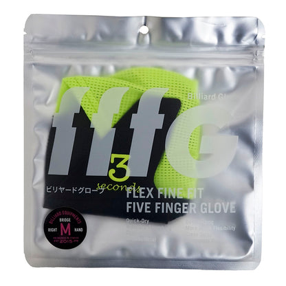 スリーセカンズ 5FGグローブ3 ネオンイエロー RH